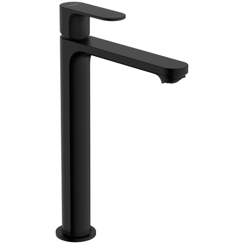 Hansgrohe Rebris S Yüksek Satin Siyah Lavabo Bataryası