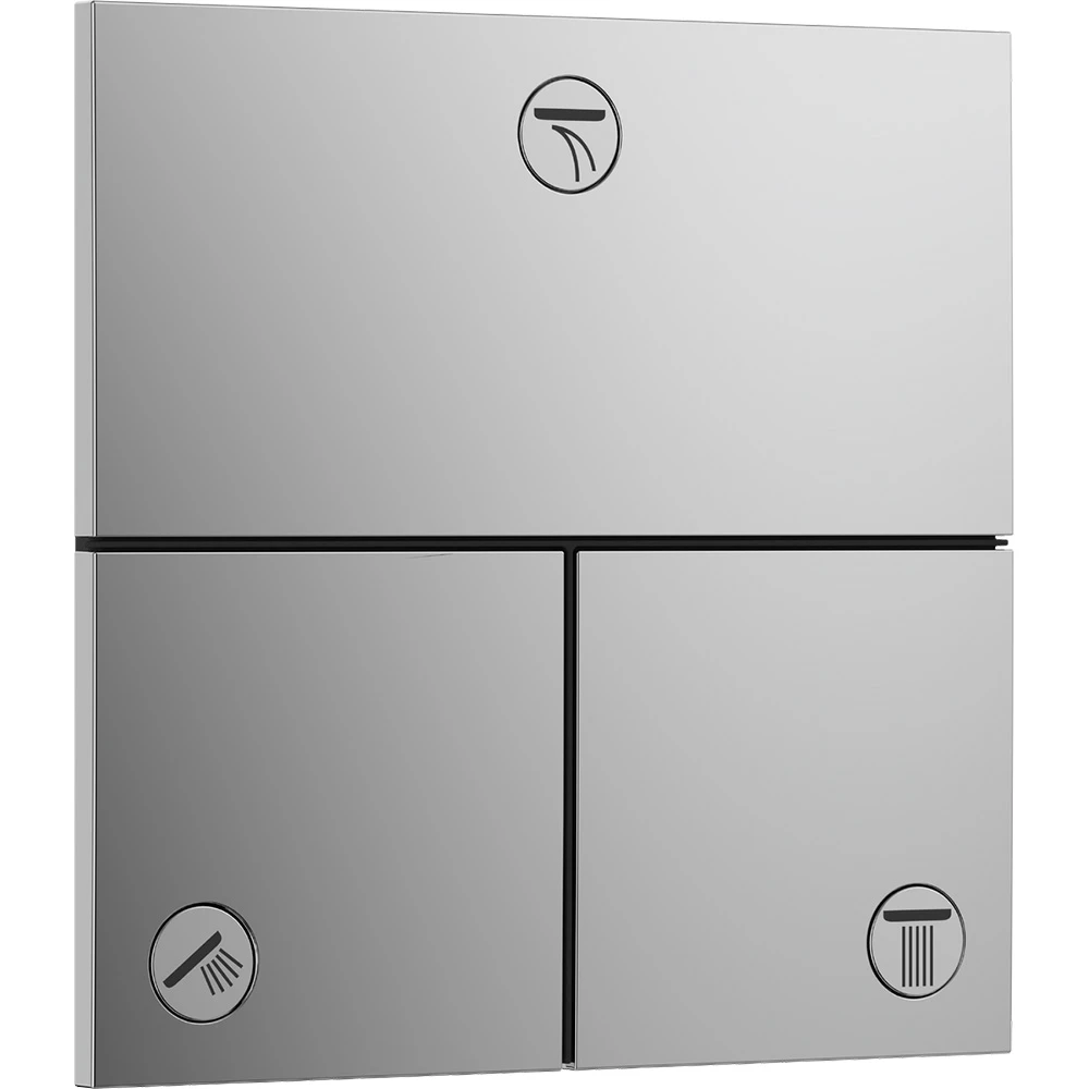 Hansgrohe ShowerSelect Comfort E,3 Çıkış İçin Valf Ankastre Termostatik Banyo Bataryası 15573000