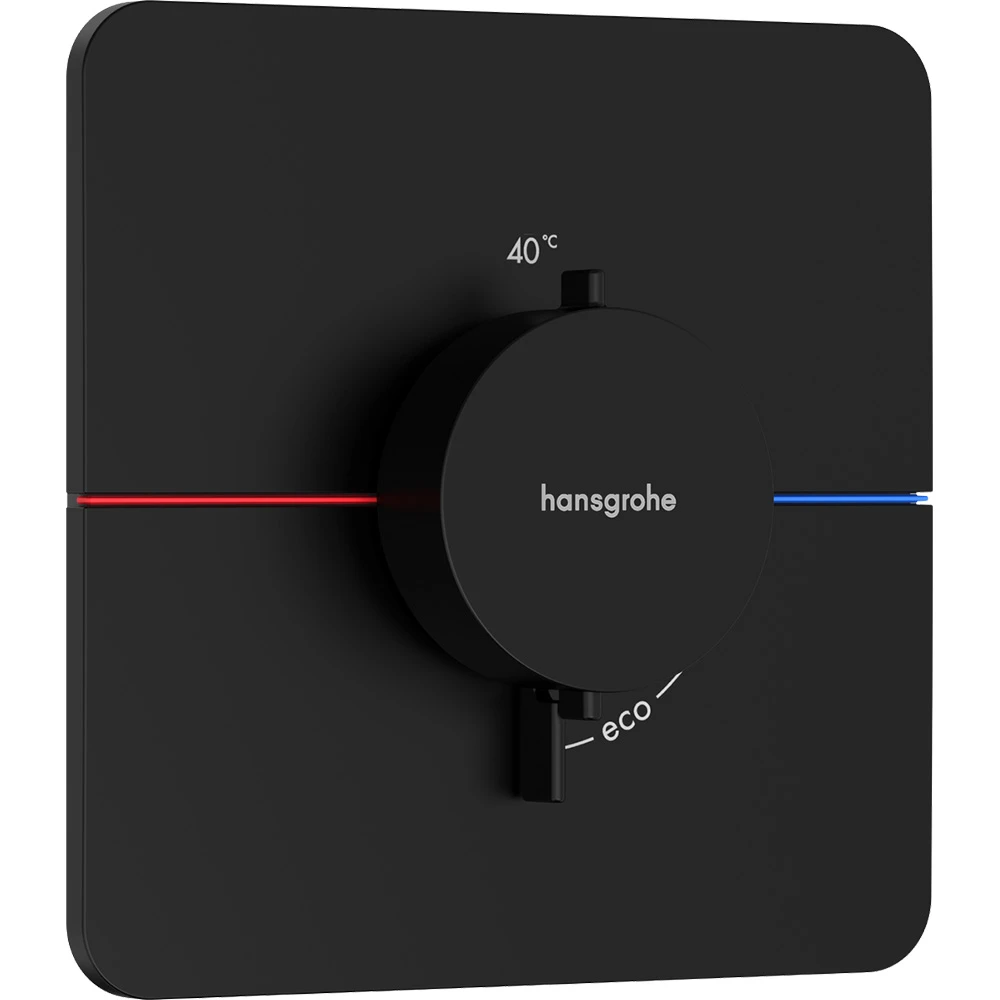 Hansgrohe ShowerSelect Comfort Q Satin Siyah Ankastre Termostatik Banyo Bataryası 15588670