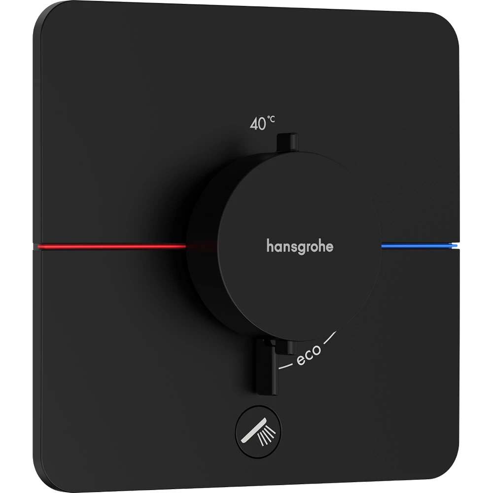 Hansgrohe ShowerSelect Comfort Q Satin Siyah Ankastre Montaj Termostatik Banyo Bataryası 15589670
