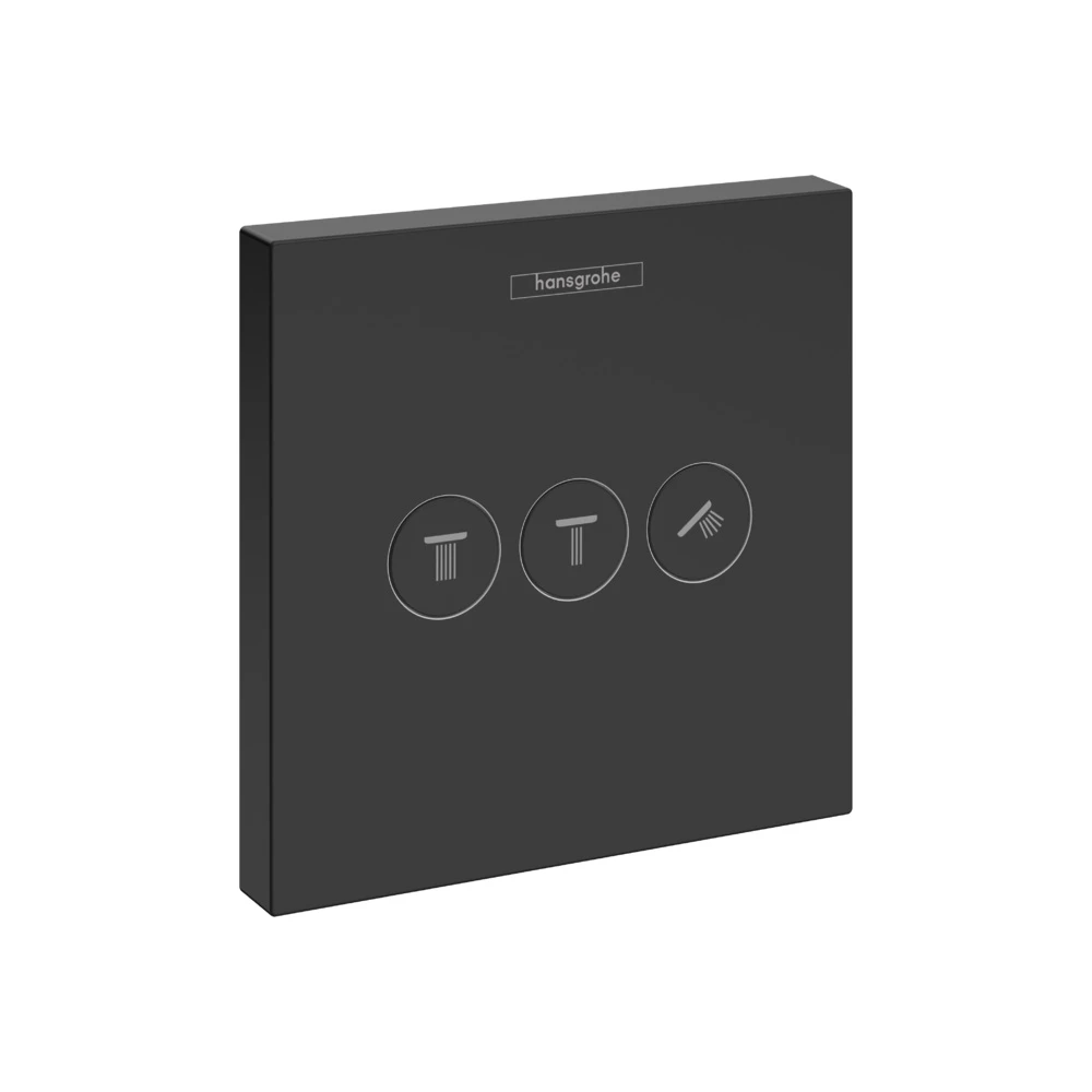 Hansgrohe ShowerSelect Valf Satin Siyah ankastre Banyo Bataryası