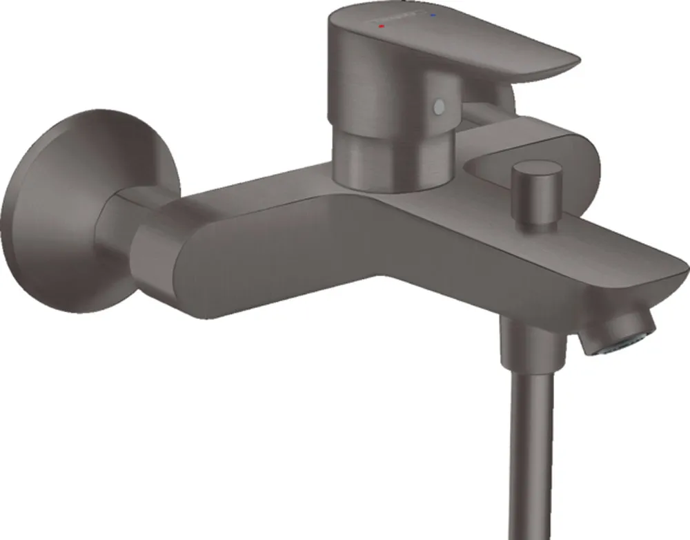 Hansgrohe Talis E Tek Kollu Fırçalanmış Siyah Banyo Bataryası