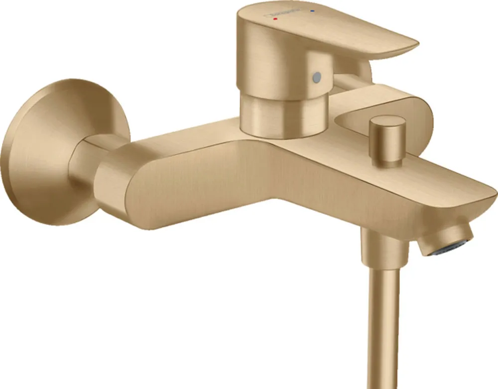 Hansgrohe Talis E Tek Kollu Fırçalanmış Bronz Banyo Bataryası