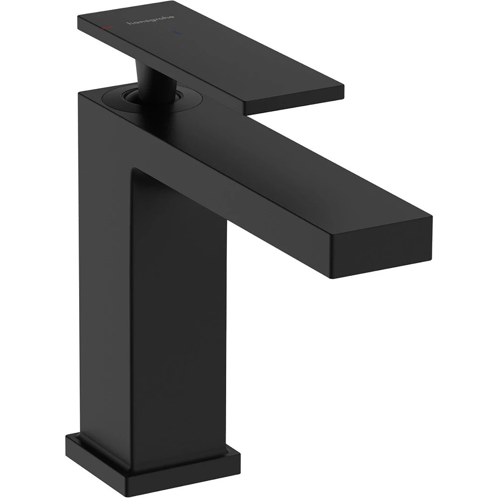 Hansgrohe Tecturis E 110 Tek Kollu CoolStart Kumandalı Satin Siyah Lavabo Bataryası 73018670