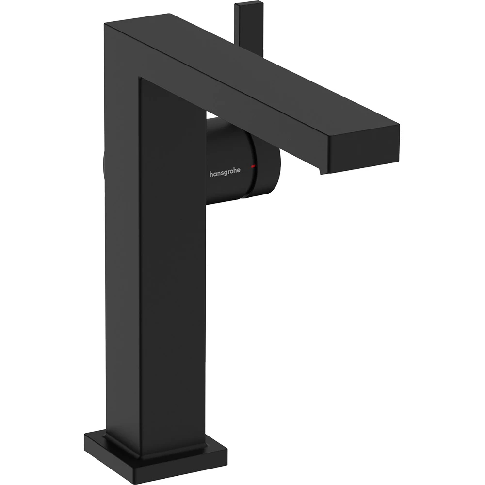 Hansgrohe Tecturis E 150 Fine CoolStart Bas-Aç Gider Seti İle Satin Siyah Tek Kollu Lavabo Bataryası 73042670