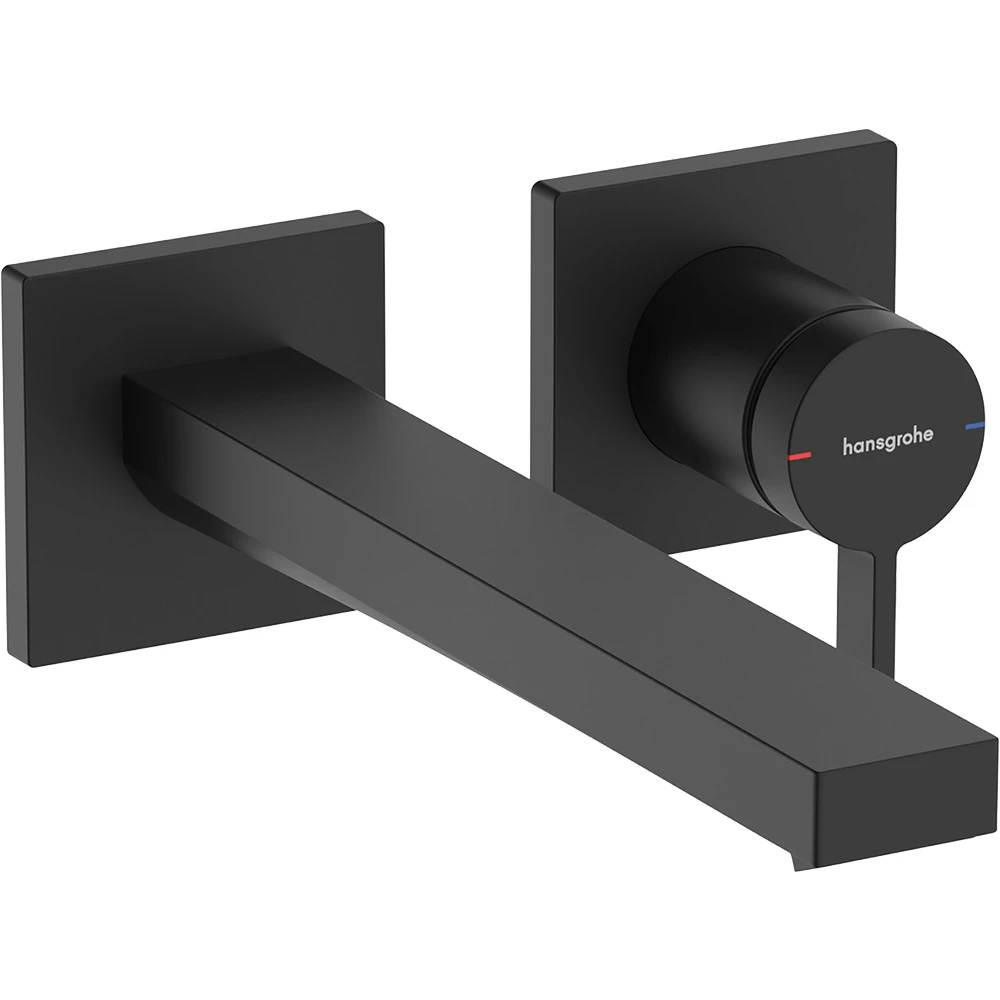Hansgrohe Tecturis E 22,5 Cm Gaga İle Satin Siyah Tek Kollu Ankastre Lavabo Bataryası 73051670