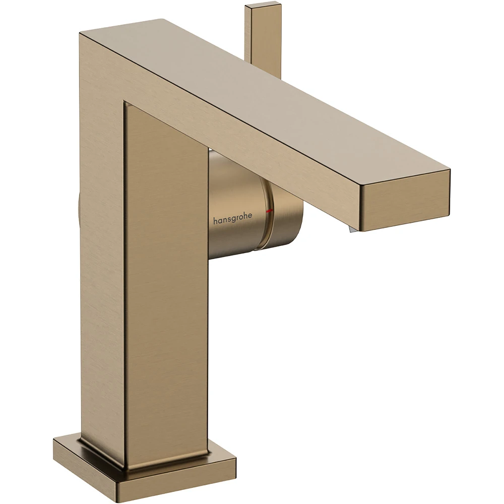 Hansgrohe Tecturis E CoolStart EcoSmart+ Kumandalı Mat Bronz Tek Kollu Lavabo Bataryası 73023140