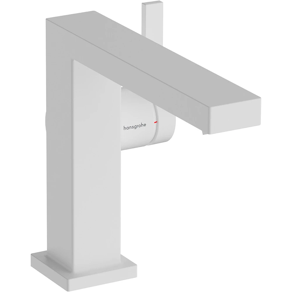 Hansgrohe Tecturis E CoolStart EcoSmart+ Kumandasız Satin Beyaz Tek Kollu Lavabo Bataryası 73021700