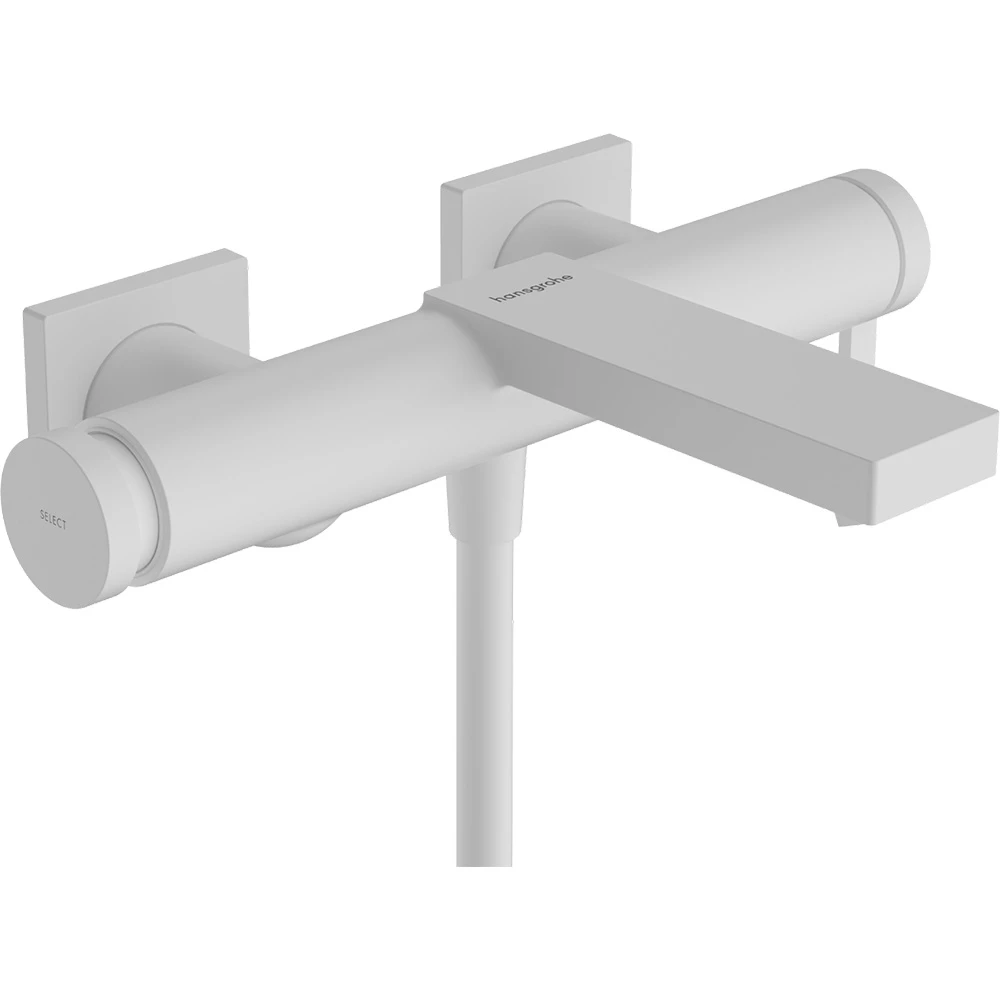Hansgrohe Tecturis E Satin Beyaz Tek Kollu Banyo Bataryası 73420700