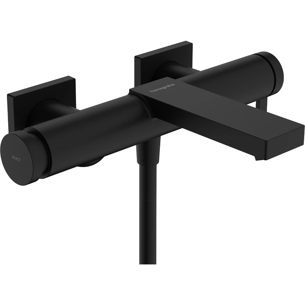 Hansgrohe Tecturis E Satin Siyah Aplike Tek Kollu Banyo Bataryası 73420670
