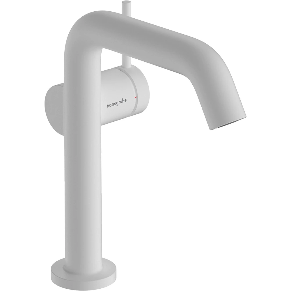 Hansgrohe Tecturis S 150 Fine CoolStart EcoSmart+ Kumandasız Satin Beyaz Tek Kollu Lavabo Bataryası 73341700