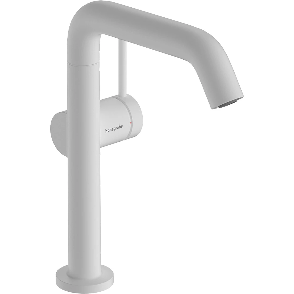 Hansgrohe Tecturis S 210 Fine CoolStart Dönebilir Gaga ve Bas-Aç Gider Seti İle Satin Beyaz Tek Kollu Lavabo Bataryası 73364700