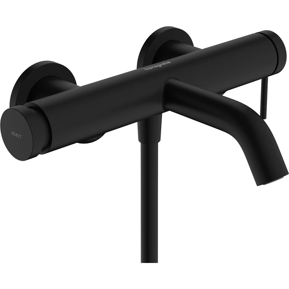 Hansgrohe Tecturis S Aplike Satin Siyah Tek Kollu Banyo Bataryası 73422670