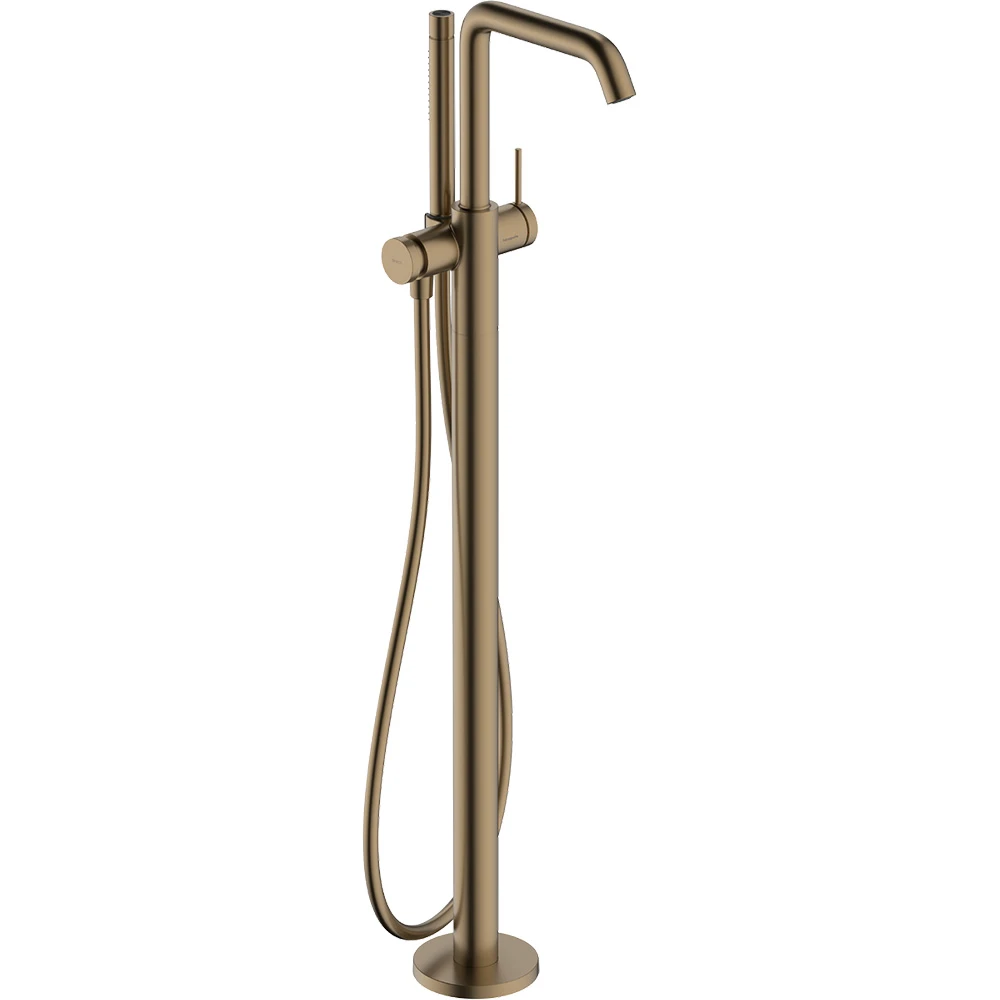 Hansgrohe Tecturis S Yerden Mat Bronz Tek Kollu Banyo Bataryası 73440140