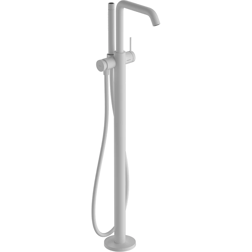 Hansgrohe Tecturis S Yerden Satin Beyaz Tek Kollu Banyo Bataryası 73440700