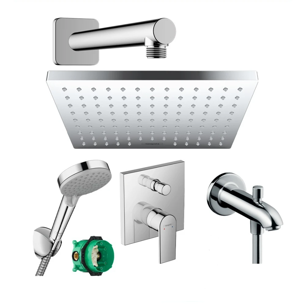 Hansgrohe Vernis Shape Ankastre Duş Seti (Yönlendirici)