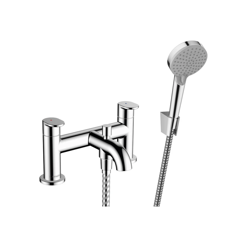 Hansgrohe Vernis Blend 2 Delikli Kenarlı Banyo Bataryası 71461000