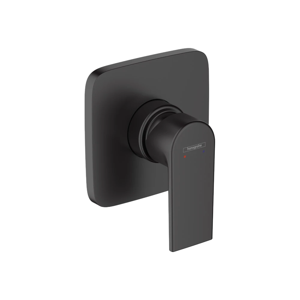 Hansgrohe Vernis Shape Ankastre Mat Siyah Kollu Duş Bataryası