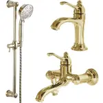 Kale Artdeco Altın Banyo Seti