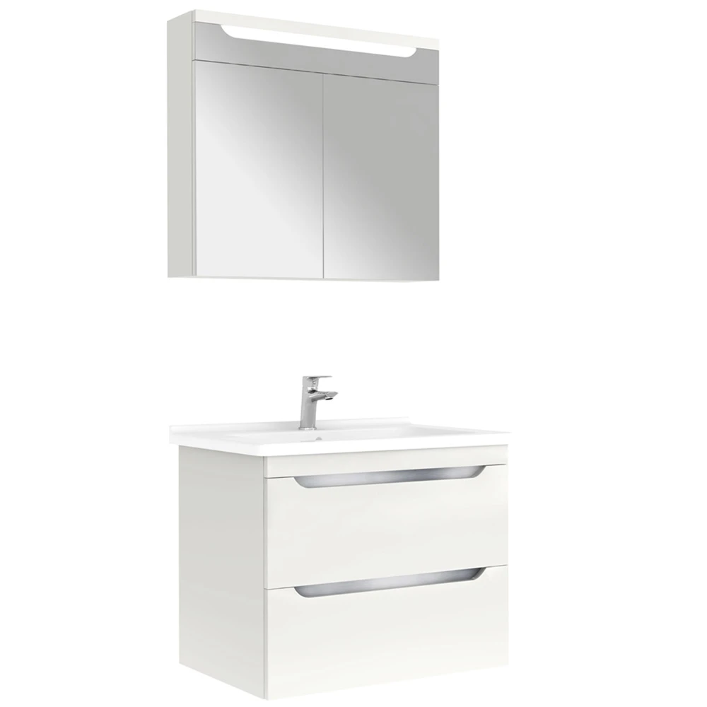 Kale Casilla 80 Cm Satin Gri Banyo Dolabı Takımı 610100201231