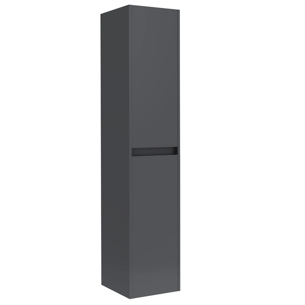Kale Idea 2.0 40 Cm Sepetsiz Parlak Antrasit Boy Dolabı (Sağ-Sol)