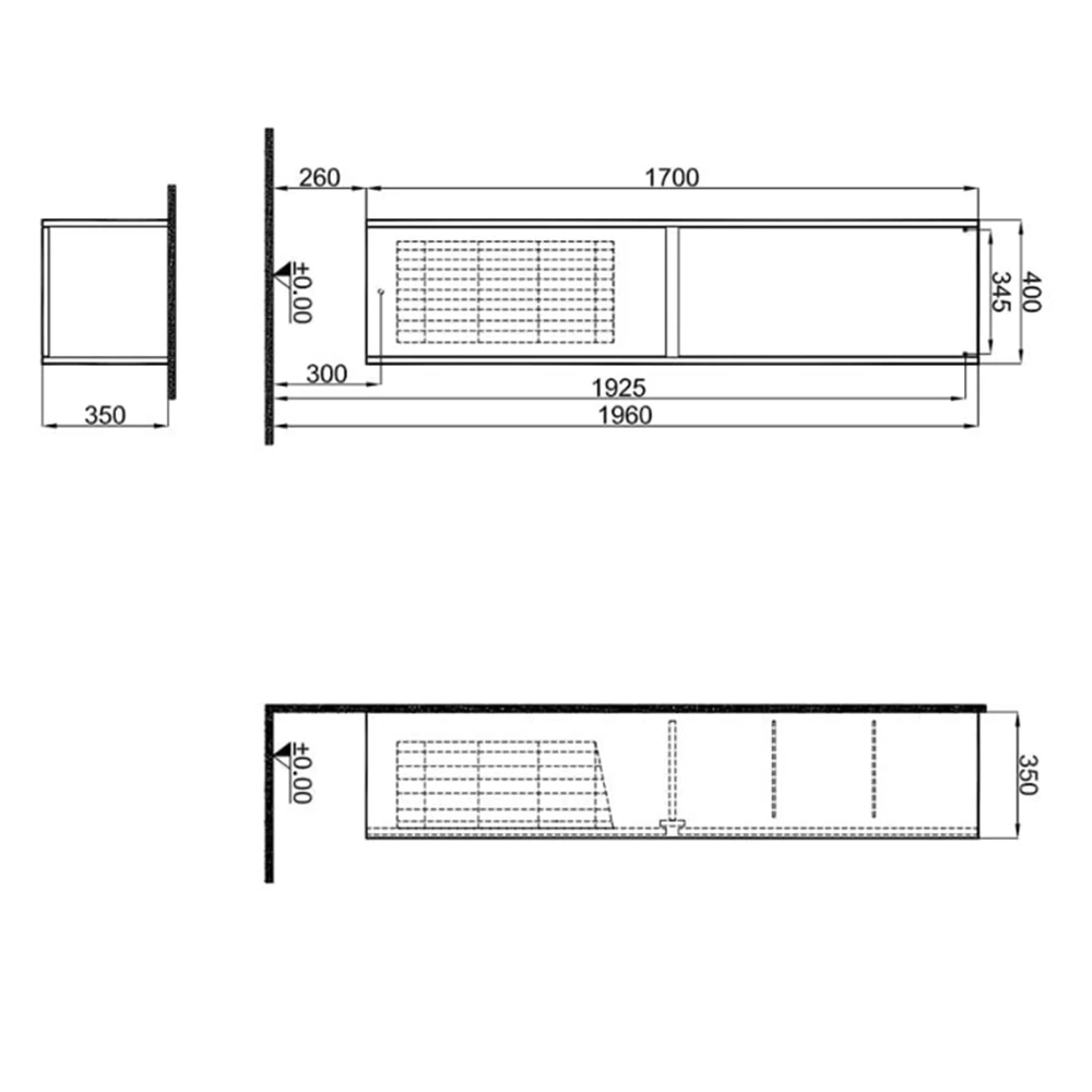 Kale Idea 2.0 40 Cm Sepetli Parlak Beyaz Boy Dolabı (Sağ-Sol) 2
