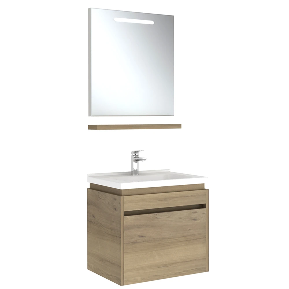 Kale Idea 2.0 65 Cm Pasifik A Tek Çekmeceli Banyo Dolabı Takımı 610100200500