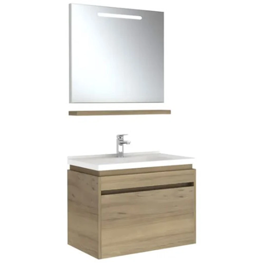 Kale Idea 2.0 80 Cm Pasifik A Tek Çekmeceli Banyo Dolabı Takımı 610100200504