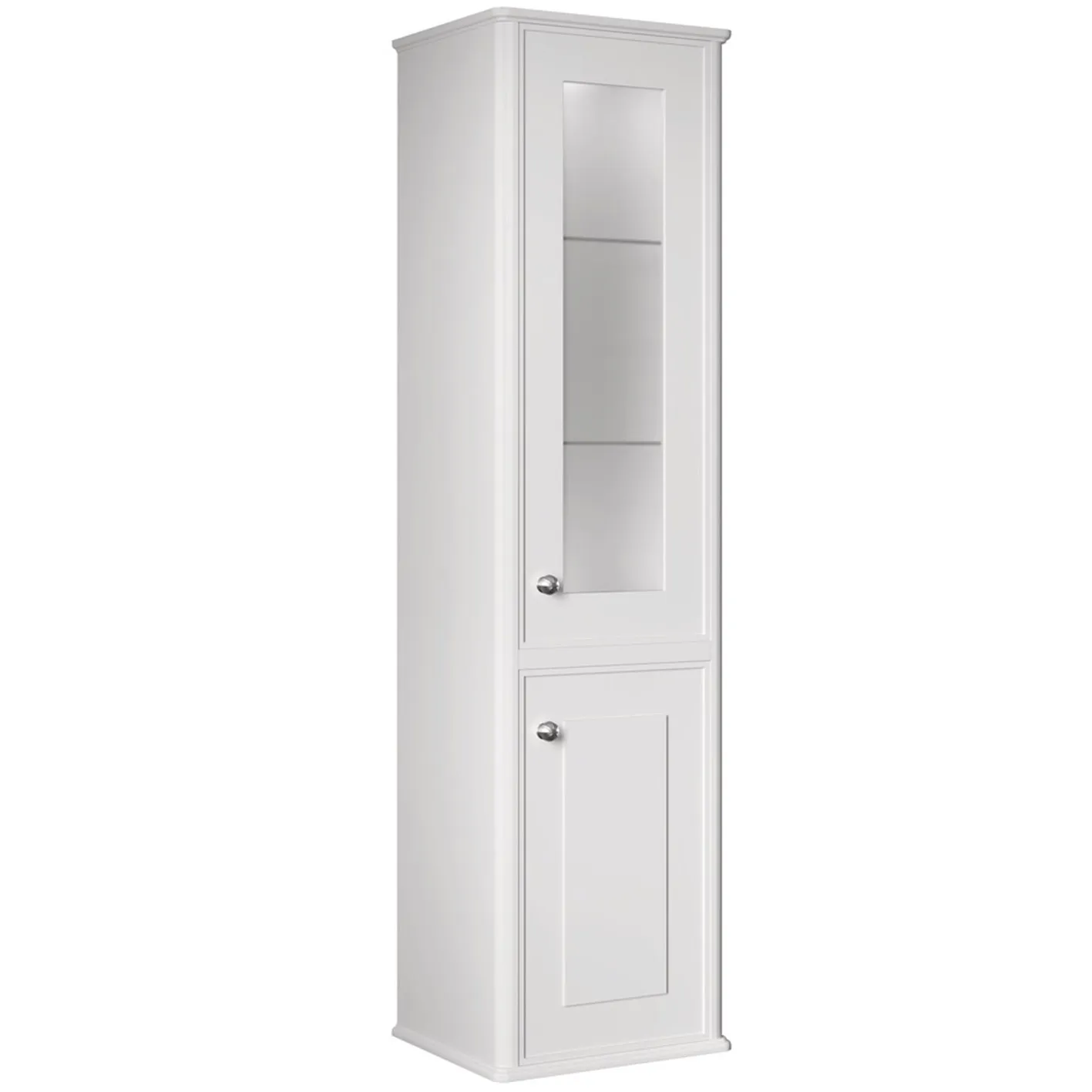 Kale Miro 42 Cm Mat Beyaz Boy Dolabı (Sağ)