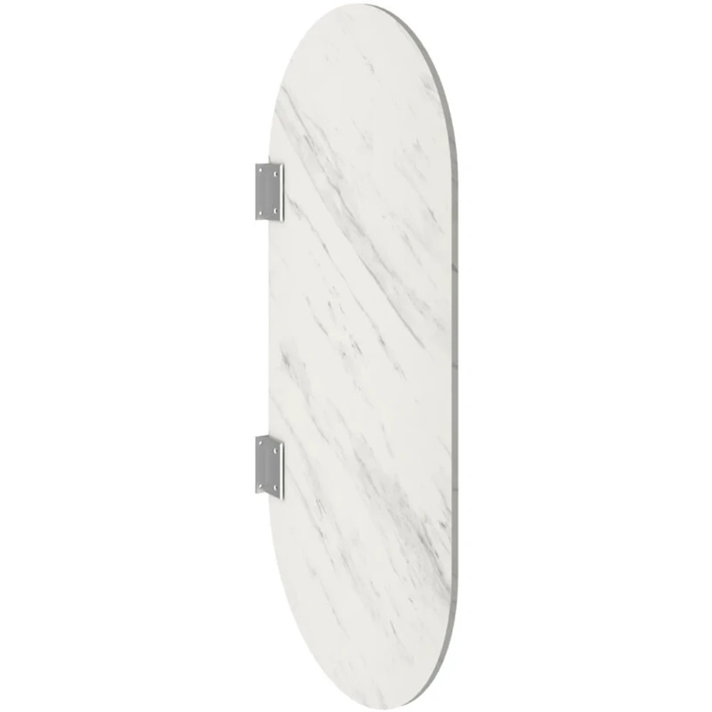 Kale Panello 100x50 Cm Oval Formlu Mat Pallisandro Pisuvar Paneli