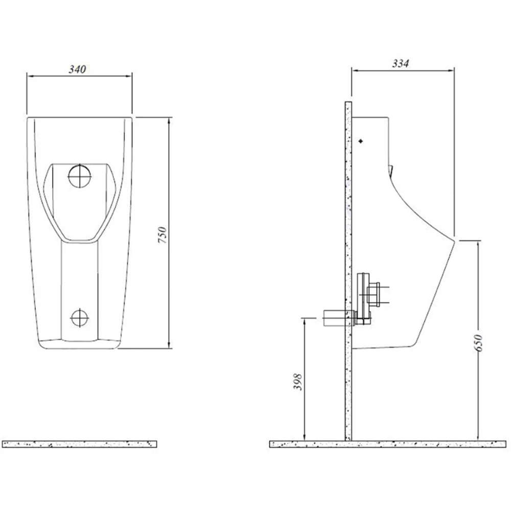 Kale Sense Smart Fotoselli Nozzle Entegre Pisuar 2