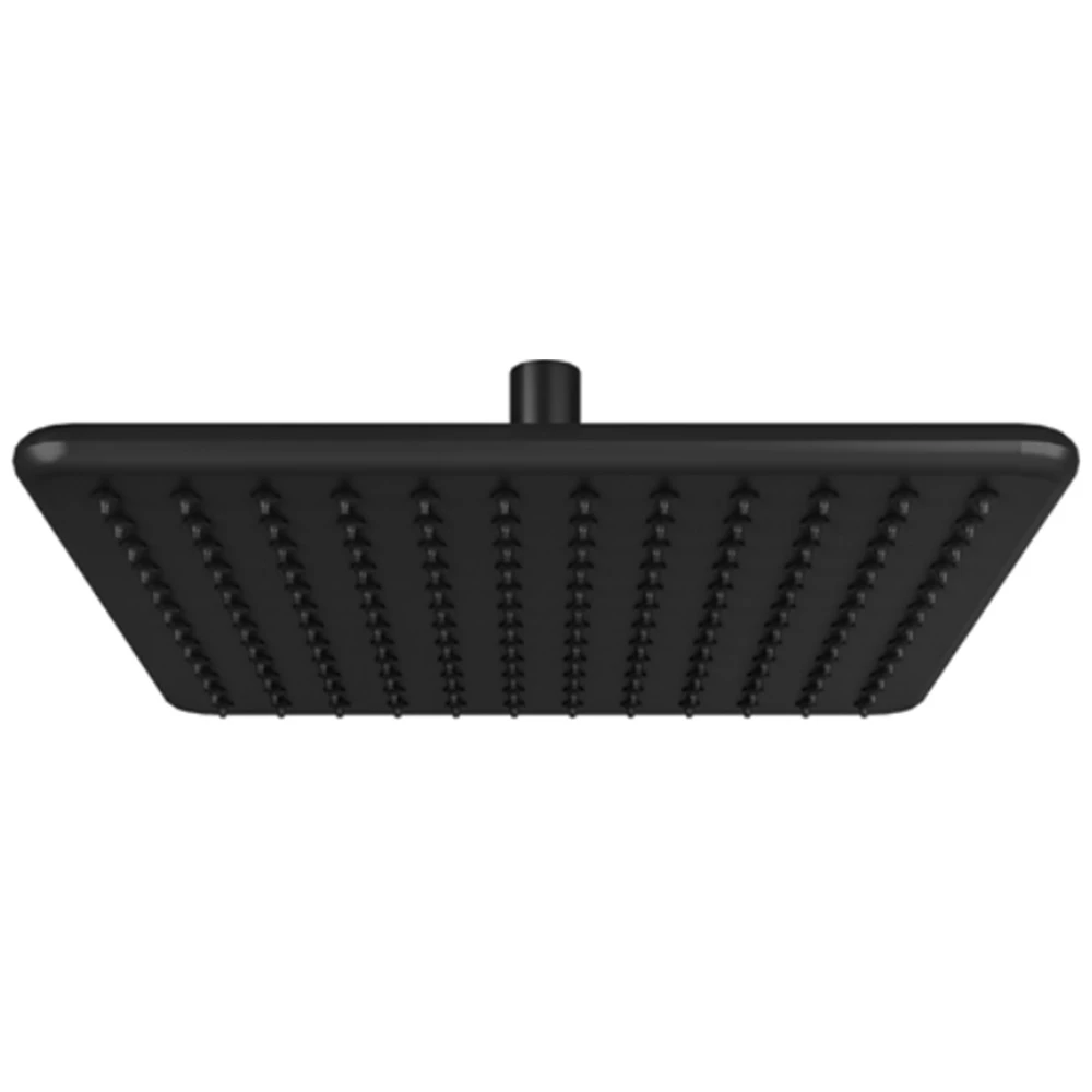 Kale Soft 30 Cm Mat Siyah Kare Duş Başlığı