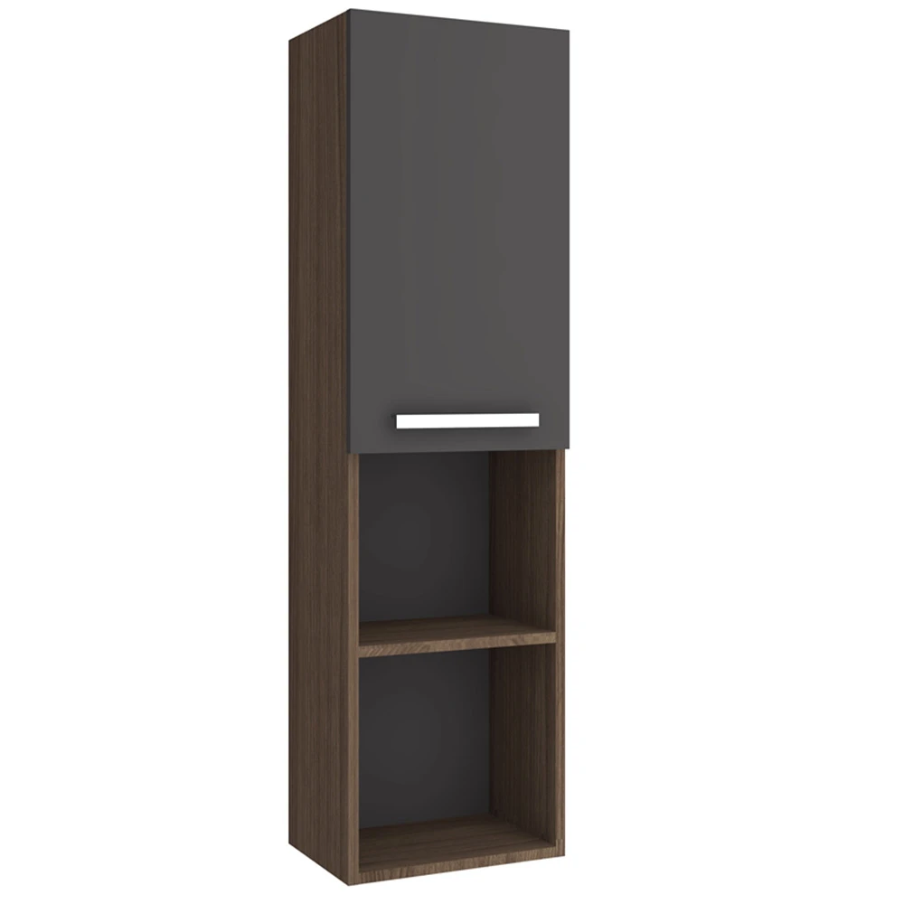 Kale Trevi 40 Cm Antrasit-Ceviz Boy Dolabı (Sağ)