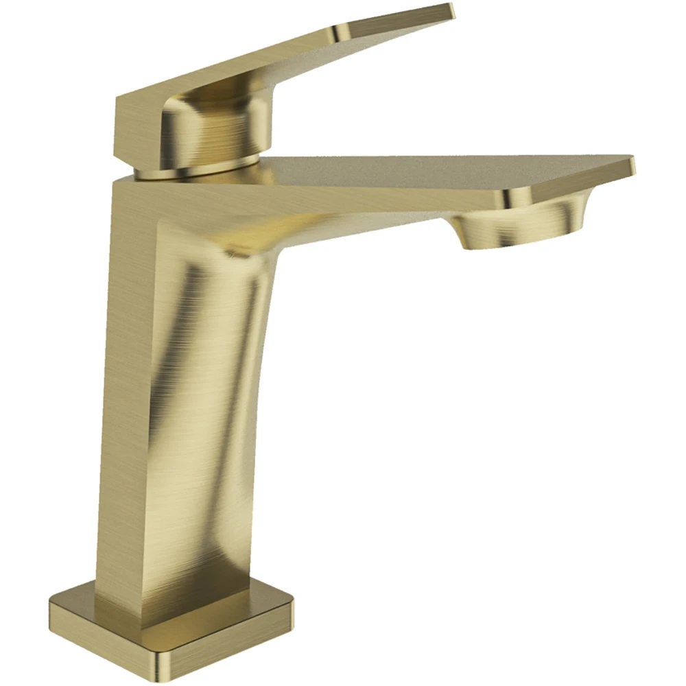 Kale Uniq Fırçalanmış Altın Lavabo Bataryası