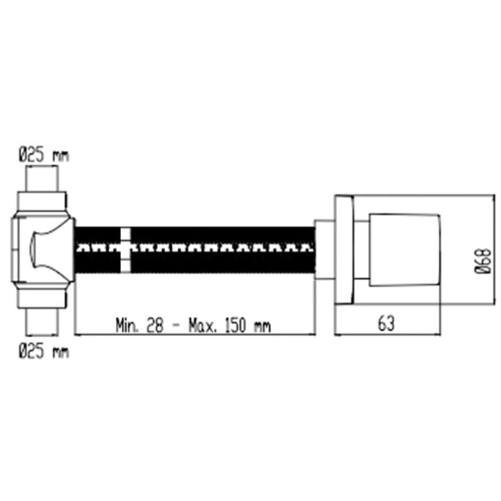 Kale V200 25 mm Ankastre Stop Valf 2
