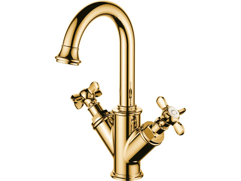 Kale Victorian Altın Lavabo Bataryası