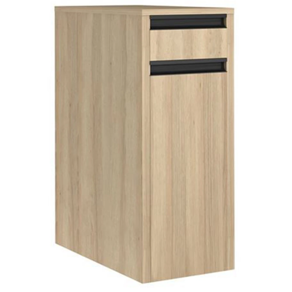 Kale Vista 35 Cm Koyu Meşe Çamaşır Sepeti Dolabı