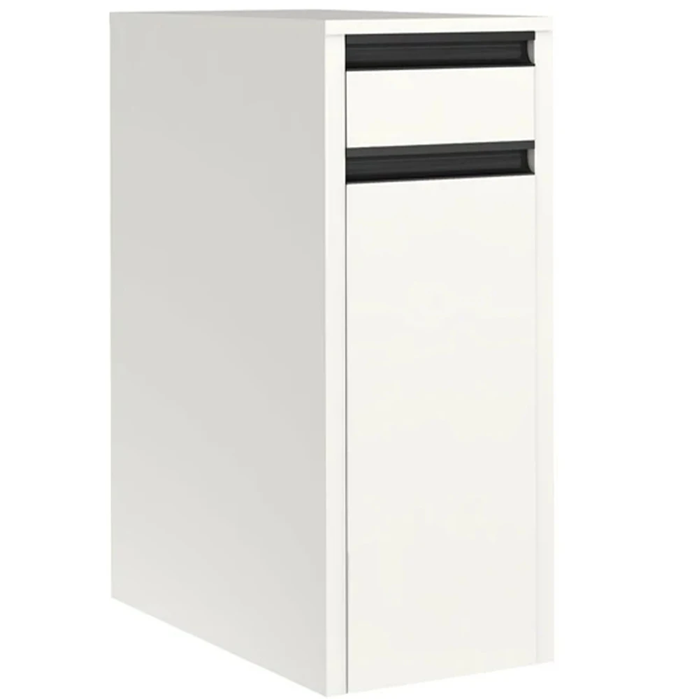 Kale Vista 35 Cm Mat Beyaz Çamaşır Sepeti Dolabı
