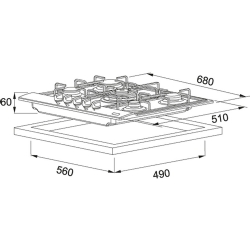 Franke Smart Linear FHNL 705 4G TC XS E Inox Ocak Hemen Al