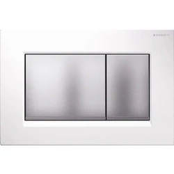 Geberit Kumanda Kapağı Sigma30 - Çift Basmalı Beyaz / Mat / Mat Hemen Al