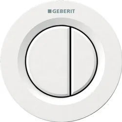 Geberit Type 01 - 12 Cm - Çift Basmalı Beyaz Hemen Al