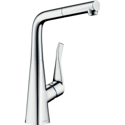 Hansgrohe Metris M71 320 Çekilebilir 1jet El Duşlu Eviye Bataryası