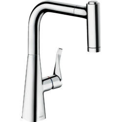 Hansgrohe Metris M71 320 Çekilebilir 2jet El Duşlu Eviye Bataryası