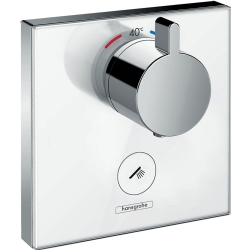 HansGrohe ShowerSelect Glass Termostatik Ankastre Banyo Bataryası 15735400 Hemen Al