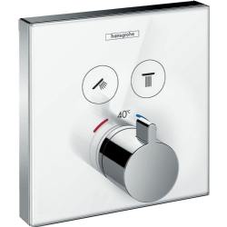 HansGrohe Showe Select Glass 2 çıkış Termostatik Ankastre Banyo Bataryası Hemen Al