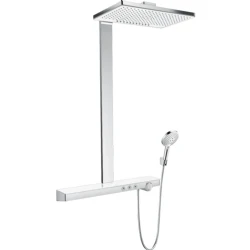 Hansgrohe RainSelect Beyaz Krom Duş Kolonu 27028400 Hemen Al