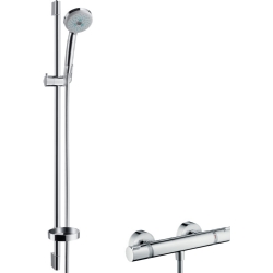 Hansgrohe Croma100 Multi Ecostat Comfort Termostat Batrayalı 90cm Duş Seti Hemen Al