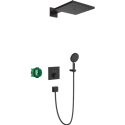 Hansgrohe Raindance Select Mat Siyah Duş Sistemi