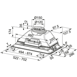 Franke Aspiratör Box Incasso Fbı 722H Xs Ankastre Hemen Al