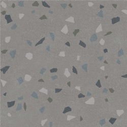 Kalebodur Gs-N8746R Terrazzo Macro Gri Rektifiyeli X 60x60 R